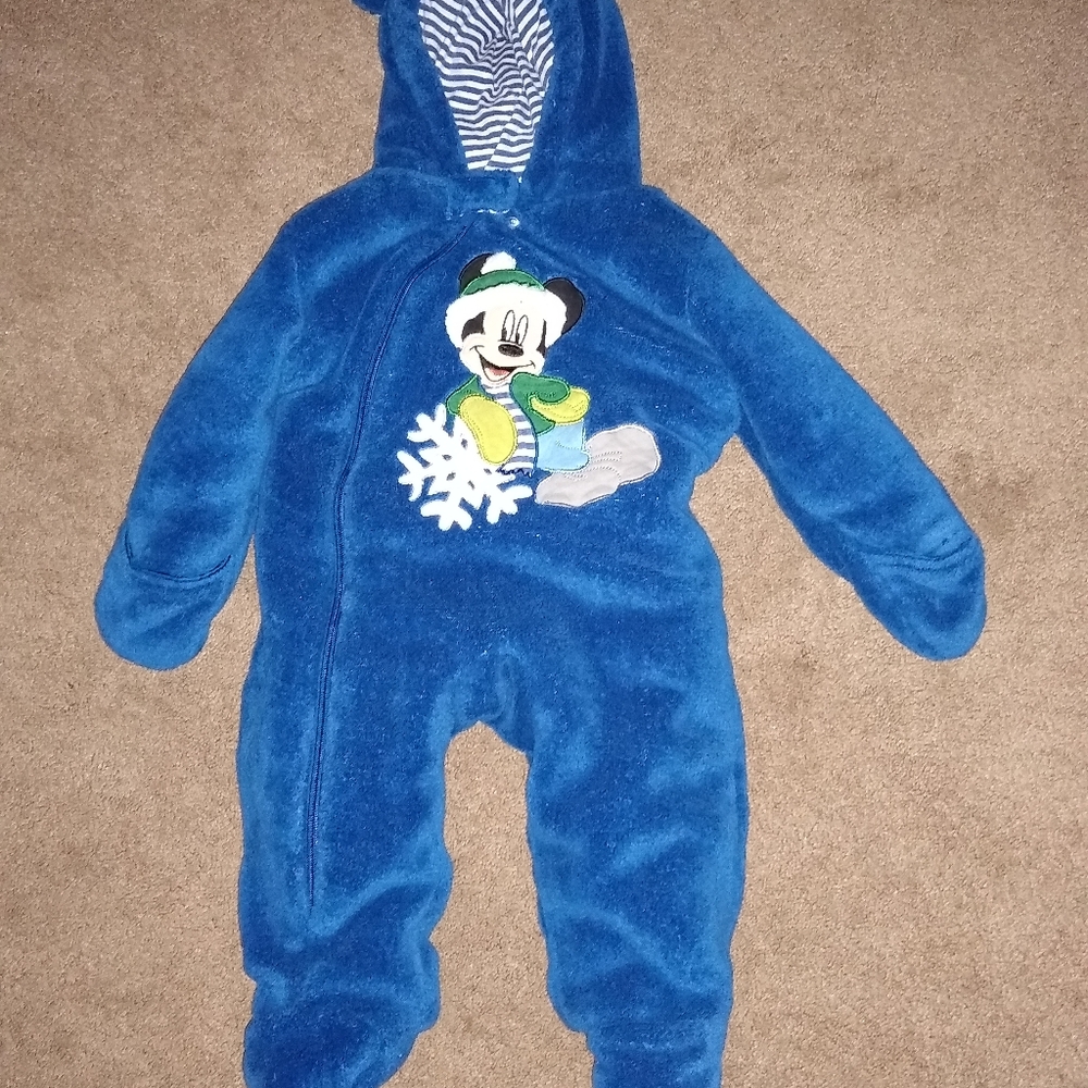 Disney Boys Snowsuit 9m Blue